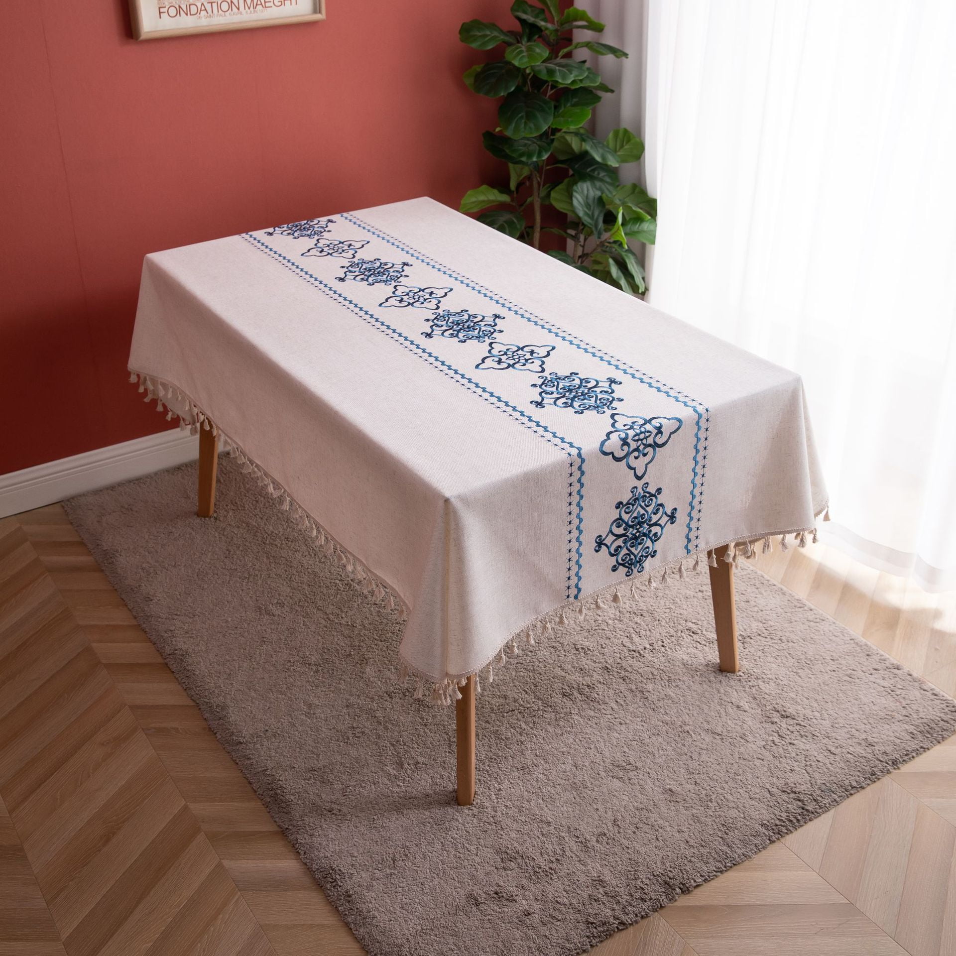 Mantel Transparente De Vidrio Suave Para Mesa De