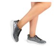 thumbnail image 4 of Tenis Casual con agujeta Mujer Flexi Piel 101401 Gris Plata Flexi Piel, 4 of 4