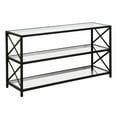 thumbnail image 2 of Evelyn&Zoe Hutton Rectangular TV Stand for TV's up to 50", Blackened Bronze, 2 of 8