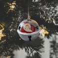 thumbnail image 1 of Adornos Navideños De Metal Pintados A Mano Para Colgar. Papá Noel Para El Árbol De Navidad. Decoración Para Fiestas Y Celebraciones En Casa., 1 of 5