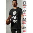 thumbnail image 2 of ShirtBANC Mens Classic Rock Paper Scissors Shirt Fun Gloved Hand Game Design Tee, 2 of 7