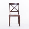 thumbnail image 5 of Noble House Montecito Modern Farmhouse 7 Piece Wood Dining Set, Natural Oak, Mahogany, 5 of 13
