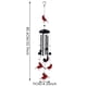 thumbnail image 3 of Campana de viento metálica para jardín y patio | Decoración colgante para exteriores con adornos de pájaros | Campana de viento artesanal con sonido relajante para patio, porche o casa, 3 of 7