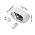 thumbnail image 3 of Bluetooth In-Ear Earbuds V6.0, Touch Control, Mirror Digital Display, Long Battery Life, Noise Reduction, Fast Charging, HiFi Stereo Sound, Comfortable Fit for Fitness, Travel, Daily Use, 3 of 7