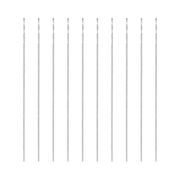 Uxcell 10Pack 0.25mm HSS(High Speed Steel) W6542 Drill Bits, Fully Ground Jobber 20mm Length Drill Bit