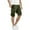 Army Green, variant on Yhkghxis Cargo Shorts for Big Tall Men Classic Casual Trousers Short Relaxed Fit Casual Multi-Pocket Shorts