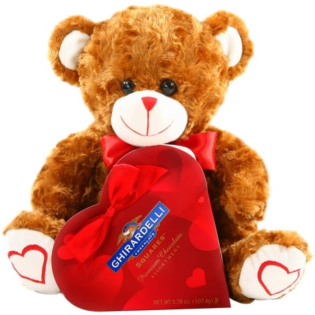 Alder Creek Valentine Teddy Bear & Chocolates Gift Set, 2 pc