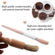 thumbnail image 4 of Set of 4 Espresso Machine Cleaning Brushes Wooden Handle Natural, 4 of 5