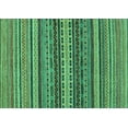 thumbnail image 1 of Ahgly Company Indoor Rectangle Oriental Turquoise Blue Modern Area Rugs, 2' x 3', 1 of 4
