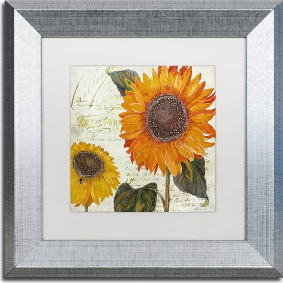 Trademark Fine Art "Sundresses II" Canvas Art by Color Bakery, White Matte, Silver Frame