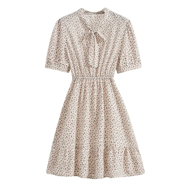 Beige top church dress