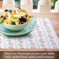 thumbnail image 6 of CounterArt Pure Romance 4-Pack Reversible Plastic Tabletop Placemats, 6 of 7