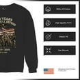 thumbnail image 6 of US Army 250 Years Crewneck Sweatshirt American Military Veteran DD214 Patriotic, 6 of 7