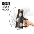 thumbnail image 3 of Black Christmas Santa Pattern Tumbler with Handle and Lid,40oz Double Wall Vacuum Insulated Tumbler,Cups Gift for Women and Men, 3 of 7