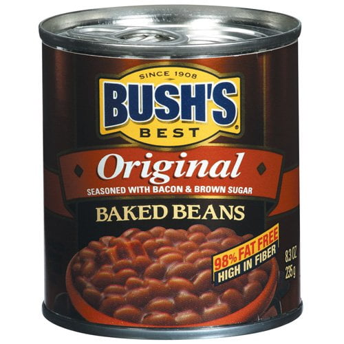 Bushs Best Original Seasoned Baked Beans With Bacon And Brown Sugar, 8.3 oz by Bush Brothers & Co.