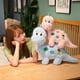 thumbnail image 2 of 1pc 30/40/55CM Lovely Dinosaur Plush Toys Soft Stuffed Cartoon Animal Doll Sleep Pillow For Children Baby Birthday Xmas GiftsGreen40cm Deng Xun unisex, 2 of 2