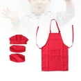 thumbnail image 1 of Hytrove 1 Set Red Dacron Kids Chef Set For Baking Supplies And Mini Baking Set For Toddlers, 1 of 8