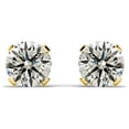 thumbnail image 5 of SuperJeweler Diamond Stud Earrings for Women, 1/4ct Diamond Jewelry in 14 Karat Yellow Gold Filled, Classic Diamond Earrings for Women, 5 of 6