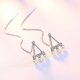thumbnail image 1 of Pendientes De Joyería ATHENA Diamante Moissanite Mujer Gota Original Perla Plata 925 M004 Gao Jiahui unisex, 1 of 2
