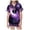 j85-Purple, variant on LIIPEE Summer Pajamas For Girls Cute Fashion Graphic Short Sleeve Flat Collar Blouse And Shorts Pajama Set 2 Piece Kids Casual Sleepwear,2-3 Years