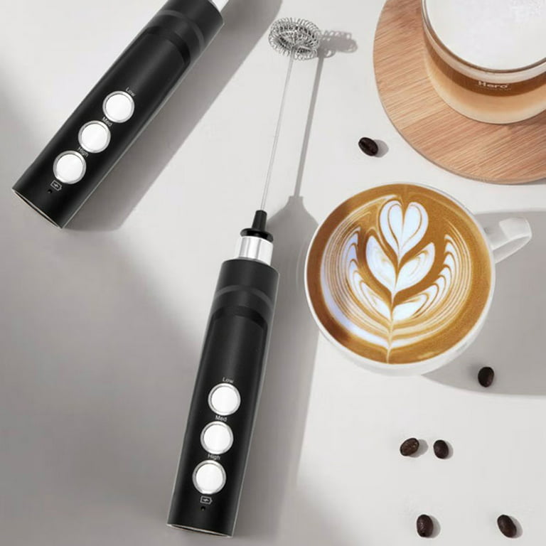 Skinada Electric Egg Beater Milk Frother, USB Rechargeable