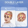 thumbnail image 6 of Honeii Donut Print Kids Knit Beanie Watch Hat ,Knit Cap for Boys and Girls, 6 of 7