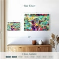 thumbnail image 4 of Elephant Stock Colourful Highland Cow Wall Art - Horizontal Canvas Wall Art - Living Room Wall Decor - Animal Canvas - Gray And Brown Decor - 12" x 8", 4 of 8