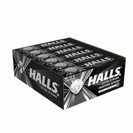 Halls Black Extra Strong hard candy