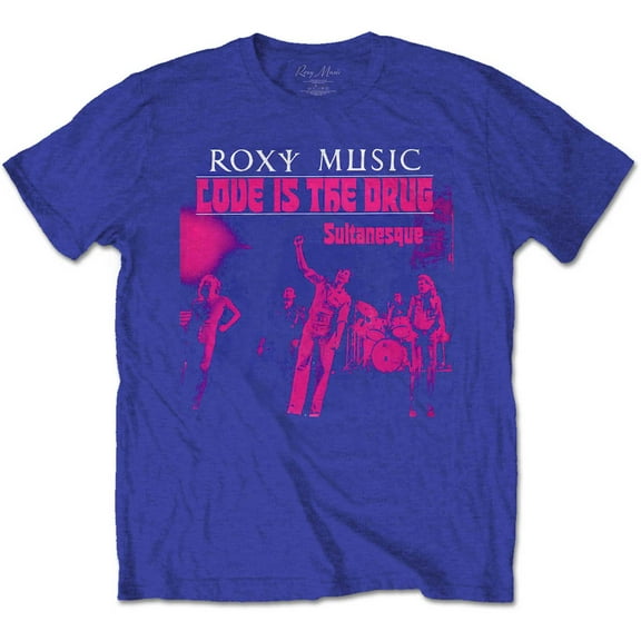 Roxy Music Unisex T-Shirt Love Is The Drug (Small)