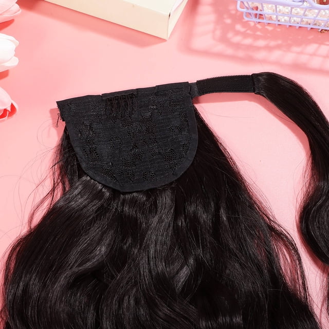 unbranded Ponytail Extension De Resistente Café Y Cómodo Para Ocasiones