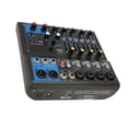 thumbnail image 1 of 8 Channel Sound Mixer Board with 99 DSP Effects and  MP3, Digital Mixer for Studio Stage Live Streaming, 100-240V, 1 of 7