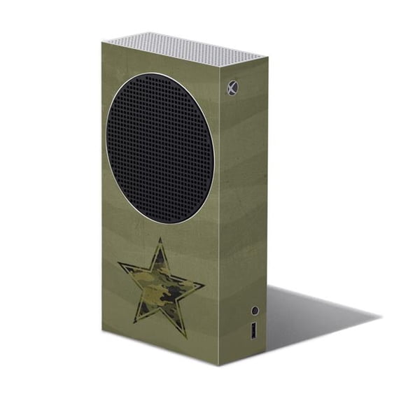 Skin Decal Wrap Compatible With XBOX Series S Sticker Design Army Star