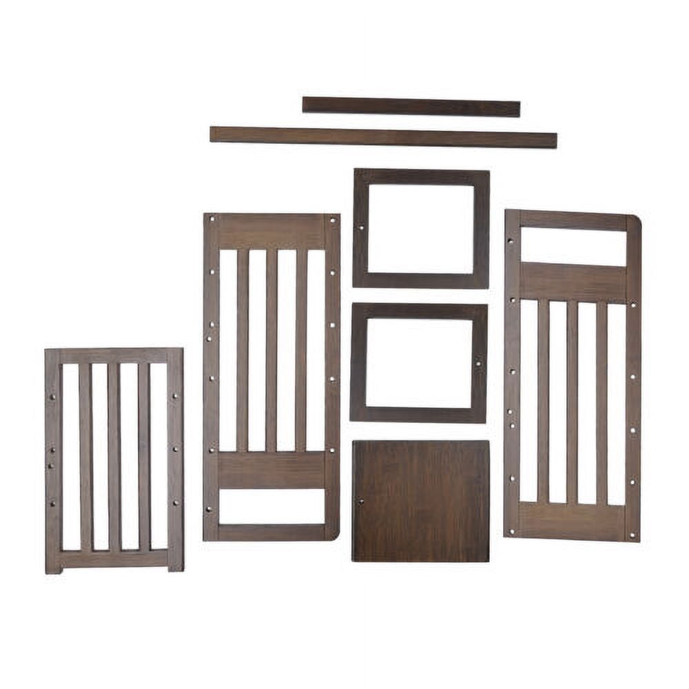 Bamboo Bookshelf Desktop Organizer Desk Rack Storage Shelves W/3 Drawers Office