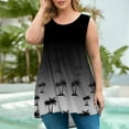 thumbnail image 1 of Wzzjkit Débardeurs pour Femmes Mode Col Rond Imprimé T-shirt Sans Manches Ample Blouse Débardeur, 1 of 5