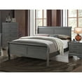 thumbnail image 2 of Furniture of America Brodus Contemporary Wood Veneer Sleigh Bed, Queen, Gray, 2 of 5