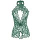 thumbnail image 2 of Gibobby Ropa interior mujer Conjunto de Ropa Interior Sexy para Mujer Lenceria Erotica De Encaje con Cuello Sensual Lenceria Sexy para Mujer(Verde, 3XG), 2 of 5