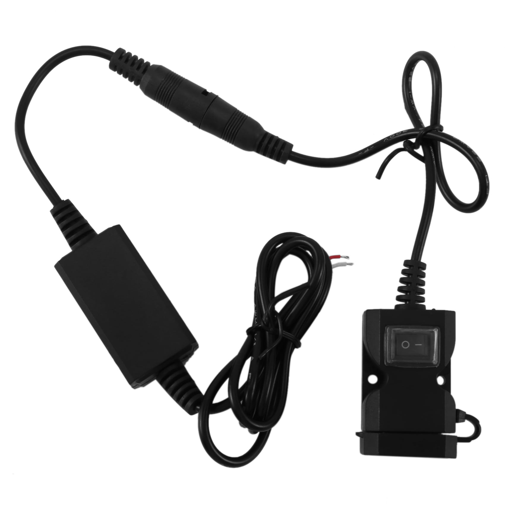 12V Waterproof Motorbike Motorcycle Dual-USB Charger Power Socket Adapter Outlet 