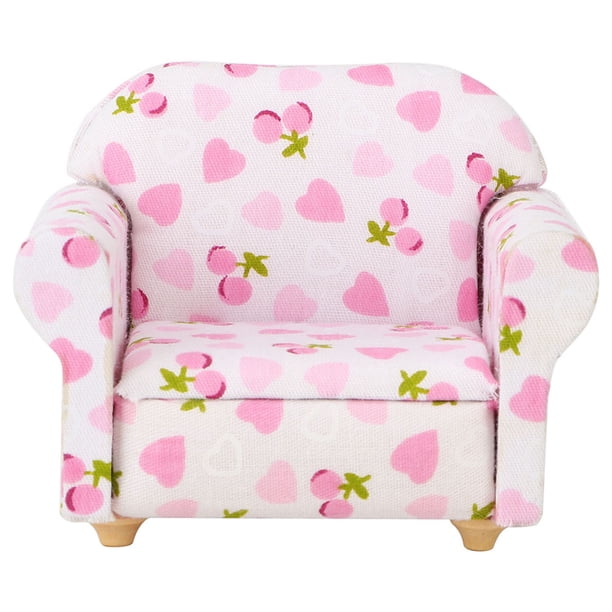Sofá para casa de muñecas, sofá en miniatura 1:12 para casa de muñecas, mini sofá para casa de muñecas, mini sofá, eficiencia óptima