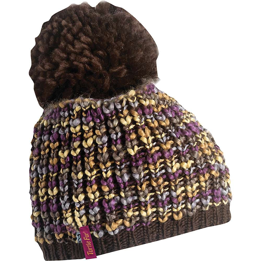 Turtle Fur Yvonne Women's Variegated Yarn Fleece Lined Pom Winter Hat by Turtle Fur