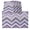 Purple, variant on Table Placemats Set of 4,Geometric Zig Zag Art Stripes Non-Slip Kitchen Dining Tables Place Mat,Multicolor Chevron Washable Table Mats for Home Dinner Holiday Party Banquet