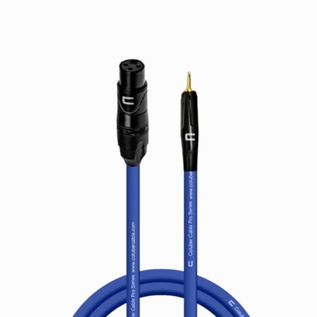Coluber Cable Unbalanced XLR Female Cable to 3.5 TS Male - 3-Pin Connector