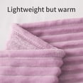 thumbnail image 3 of Kelnaro Soft Flannel Throw Blanket for Couch Sofa Bed, 60x80 Inches, Light Purple, 3 of 6