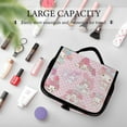 thumbnail image 6 of Kuromi And My Melody Hanging Travel Toiletry Bag Makeup Cosmetic Bag Organizer for Women Girls, 6 of 7