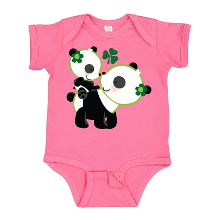 

Inktastic Irish Panda Mom and Cub St Patricks Day Gift Baby Boy or Baby Girl Bodysuit