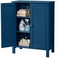 thumbnail image 4 of Ktaxon Bathroom Floor Cabinet Storage with 2 Doors and Adjustable Shelves, Navy Blue Finish, 4 of 15