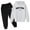 Light Pink, variant on Girls' Fashion Girls Set Children Kids Casual Letter Printed Long Sleeve Hoodie Pullover Sweatshirt Tracksuit Jogger Sweatpants Unisex 2 PC Sweatsuit Set