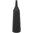 thumbnail image 5 of DecMode 30" Ribbed Tapered Cone Floor Black Metal Vase, 5 of 11