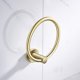thumbnail image 3 of El toallero de anillo de toalla es adecuado para el toallero de baño Hardware de baño montado en la pared Gancho de toalla redondo simple Sus 304 Acero inoxidable,11 Feliz Sencillez, 3 of 5