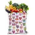 thumbnail image 1 of Baby Owl Tote – Cartoon Owl Design Canvas Bag, 1 of 6