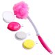 thumbnail image 5 of Moluckfu 1Jgo Cepillo De Ducha De Mango Largo Rosa Con Cabezales Intercambiables Para Limpieza Corporal, 5 of 8